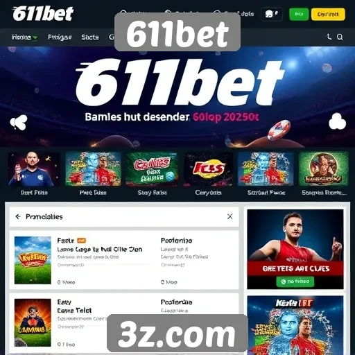Promoções e bônus atrativos do site 611bet